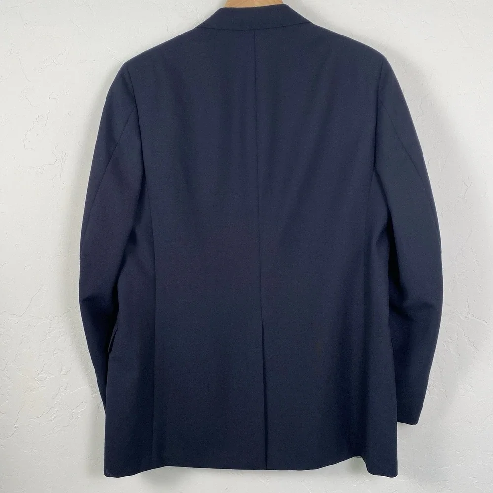 Cricketeer Blazer Men's Size‎ 42R Blue Vintage USA 2 Button Sport Coat